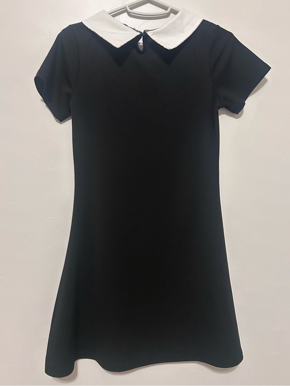 Trickz N’ Treatz Black Pastel Goth Emo Skeleton Collared Dress Halloween Costume - Picture 2 of 3